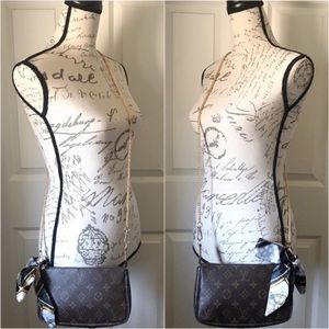 Authentic Louis Vuitton pouchette crossbody